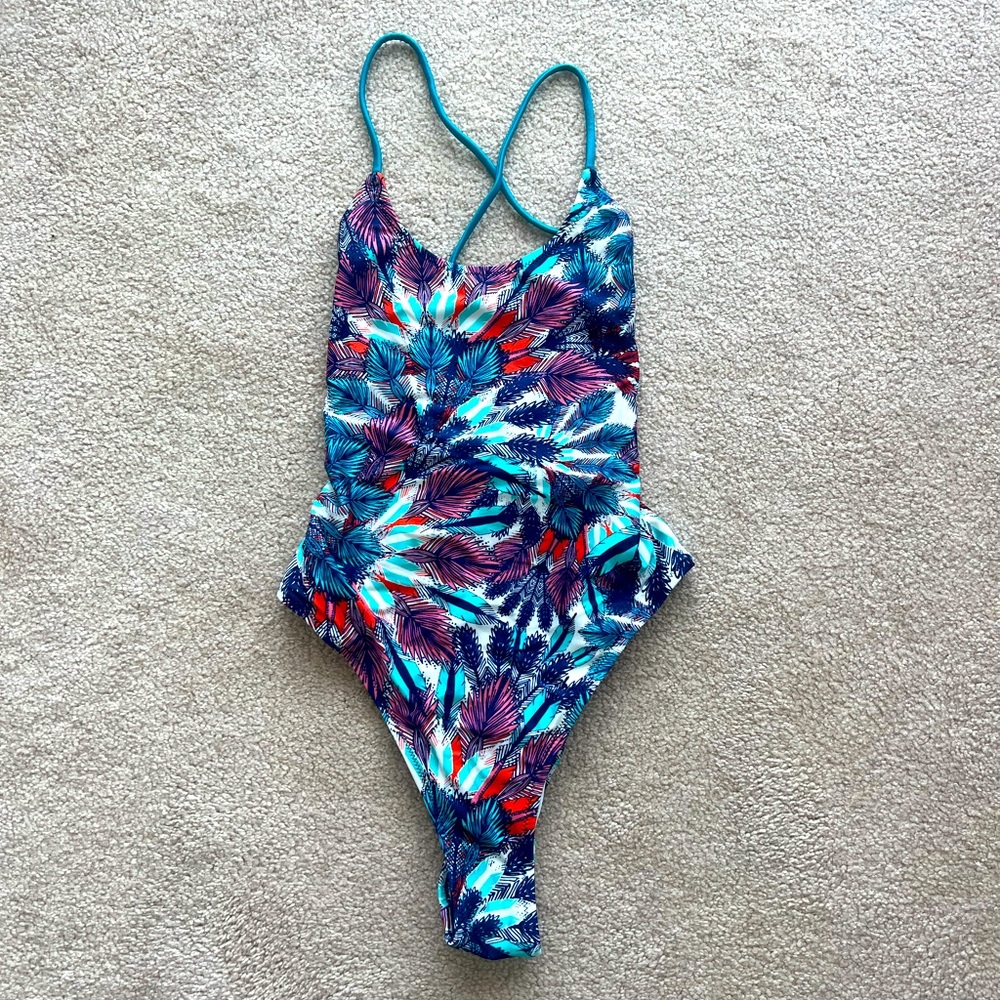 MINKPINK High Waisted One Piece Swimsuit